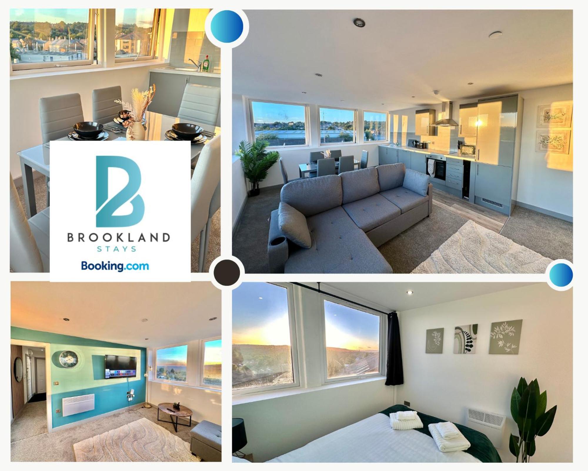 2 Bedroom With Stunning Sunset View, Free Parking And Wifi By Brookland Stays 伊登 外观 照片